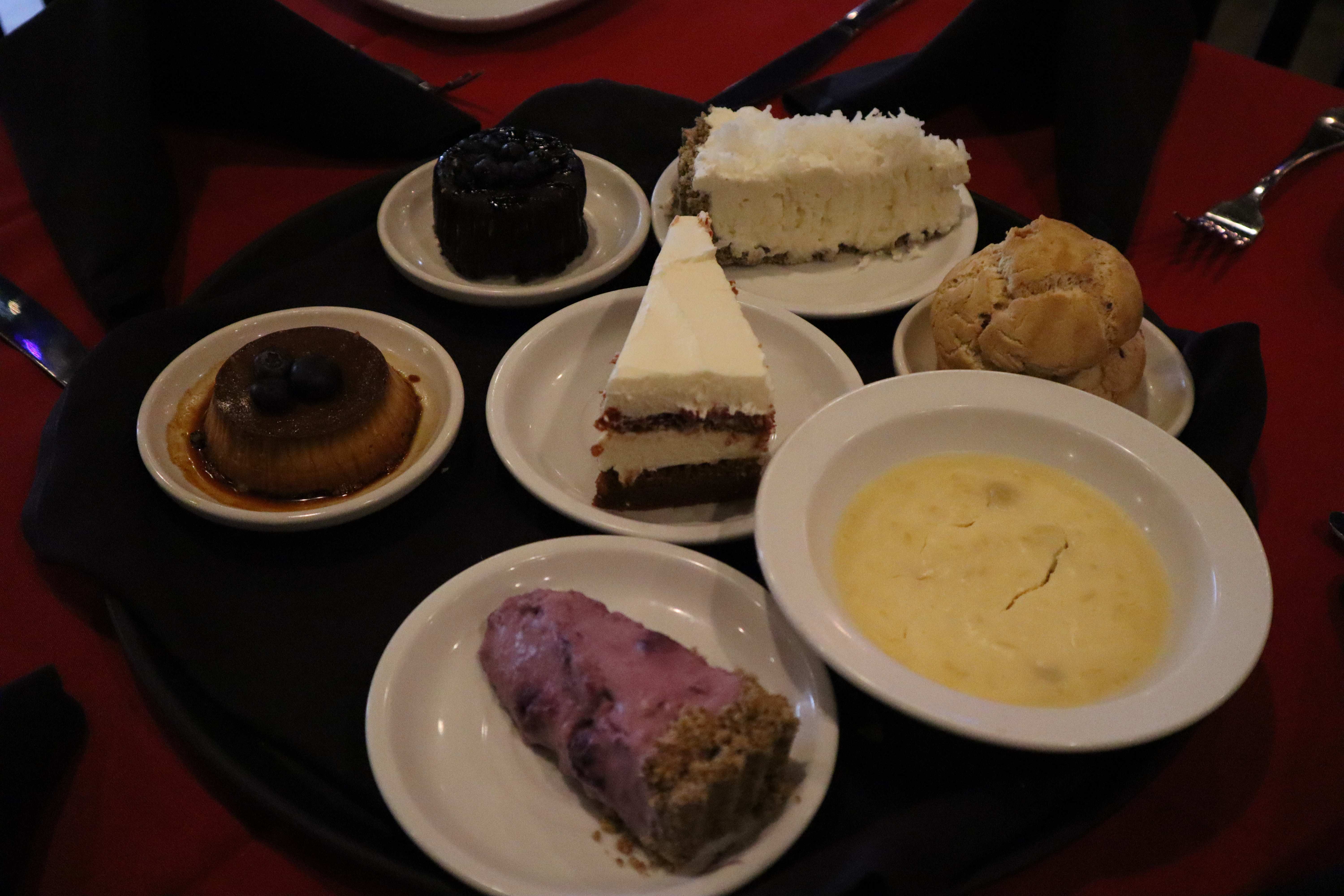 Selection of house-made desserts